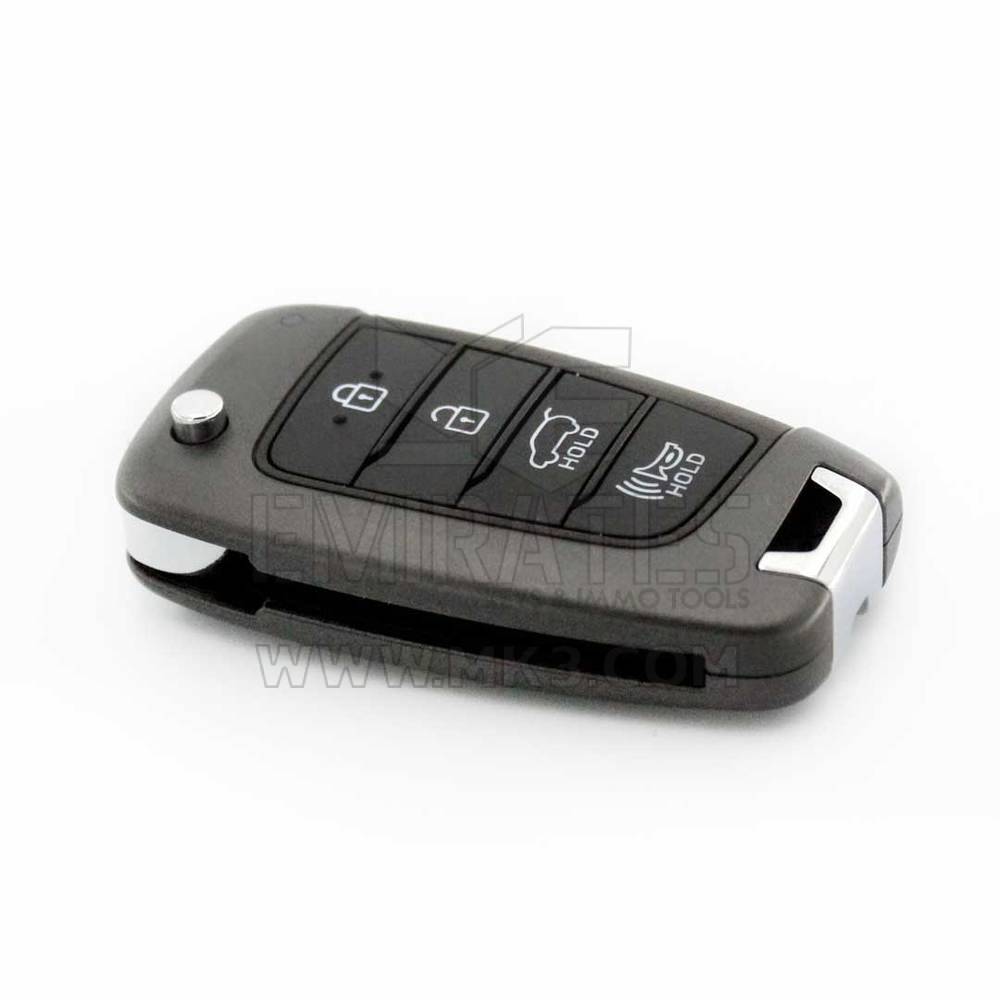 هيونداي سانتا في 2019 الجديدة الأصلية / OEM Flip Remote Key 4 أزرار 433MHz الصانع الجزء رقم: 95430-S2000 ، FCC D: TQ8-RKE-4F39 | الإمارات للمفاتيح