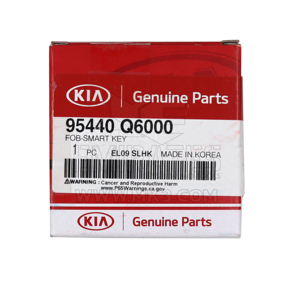 NEW KIA Seltos 2020 Genuine/OEM Smart Remote Key 3 Buttons 433MHz 95440-Q6000 95440Q6000 / FCCID: SYE3FOB1908 | Emirates Keys