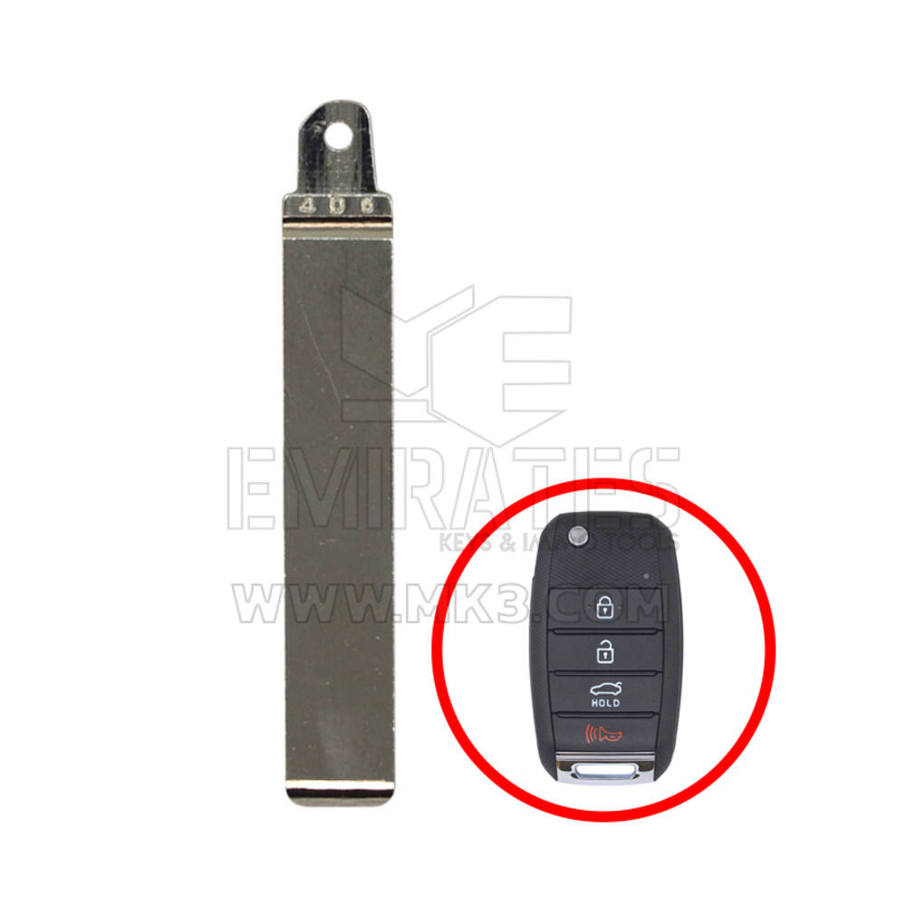 KIA Optima Rio Picanto 2018 Flip Remote Blade