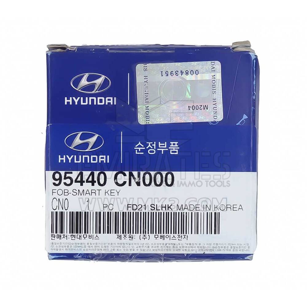 العلامة التجارية الجديدة Hyundai Porter2 EV Genuine / OEM Smart Remote 2 أزرار 433 ميجا هرتز 95440-CN000 95440CN000 | الإمارات للمفاتيح