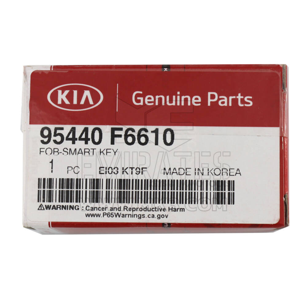 KIA Cadenza 2020 Llave remota inteligente genuina 433MHz 95440-F6610 - MK16531 - f-4