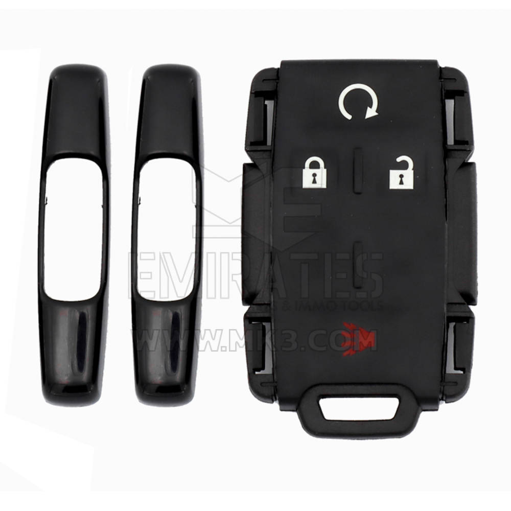 Coque de clé télécommande GMC Chevrolet 2015 de rechange, couleur noire – Coque de télécommande, coque de clé télécommande de voiture, remplacement de coques de clé à bas prix.
