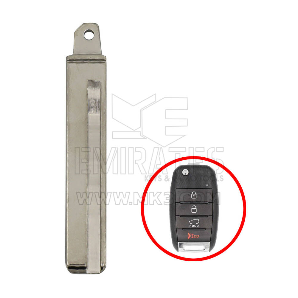 KIA Sorento 2015 Blade for Flip Remote Key Compatible Part Number: 81996-C5000