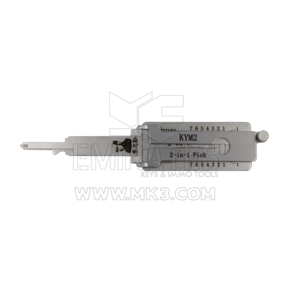 Оригинальный инструмент Lishi 2-в-1 Pick Decoder KYM2-AG