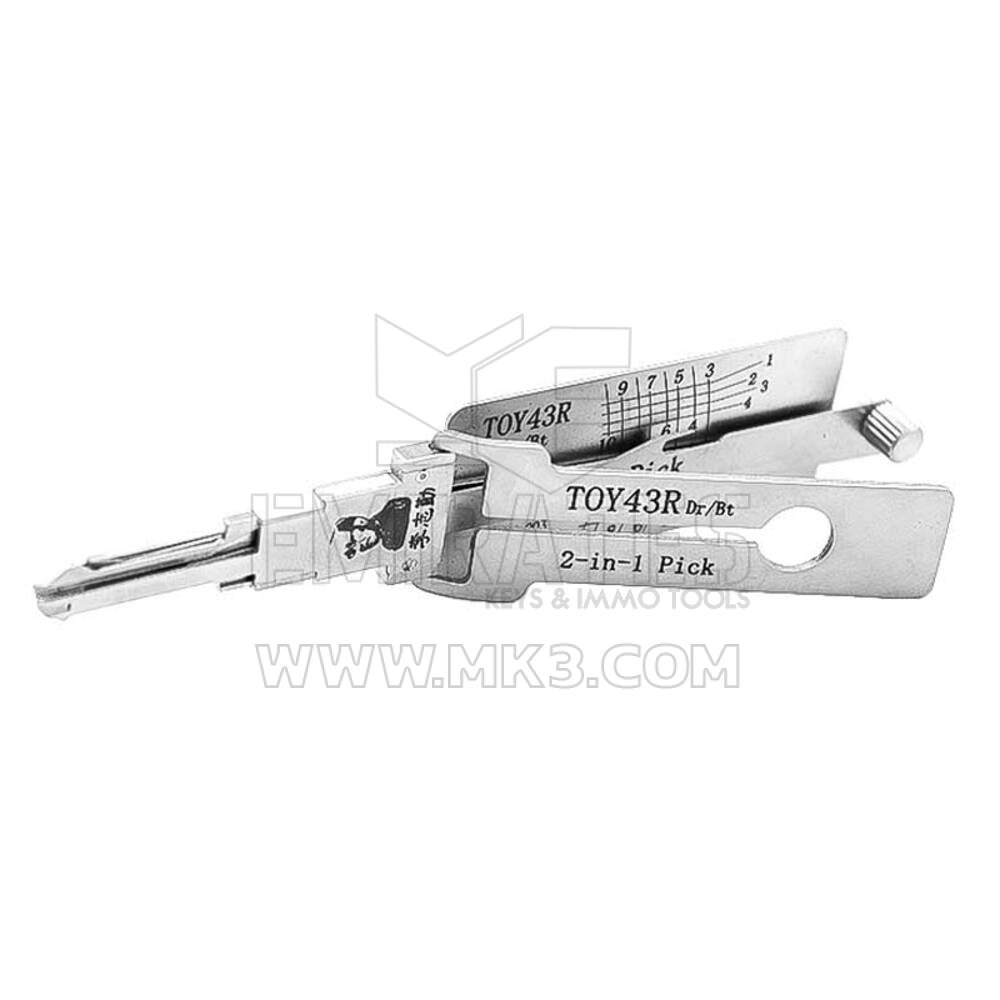 Lishi  Outil de décodeur de prise d'origine 2-en-1 TOY43R-AG B108/B110 | MK3