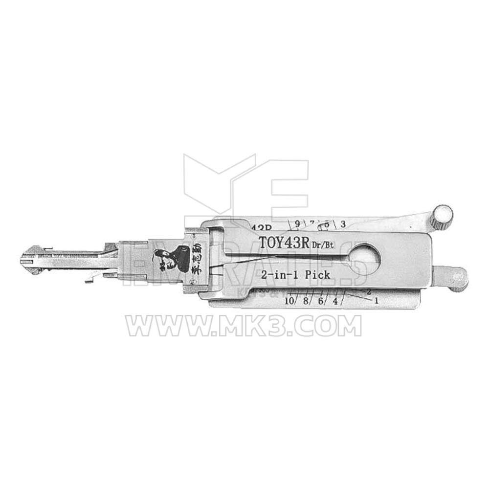 Ferramenta de decodificação original Lishi 2 em 1 TOY43R-AG B108 / B110