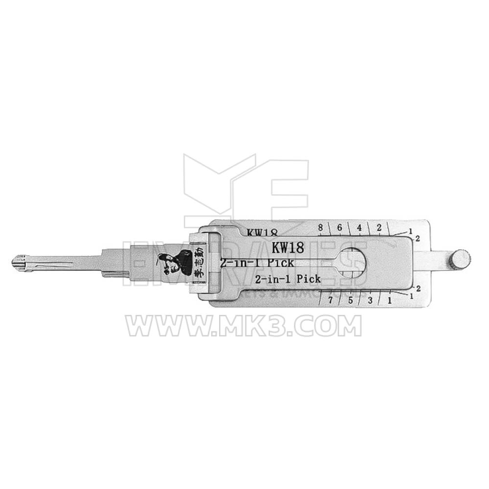 decodificadora de selección original Lishi 2 en 1 KW18 / KA33-AG