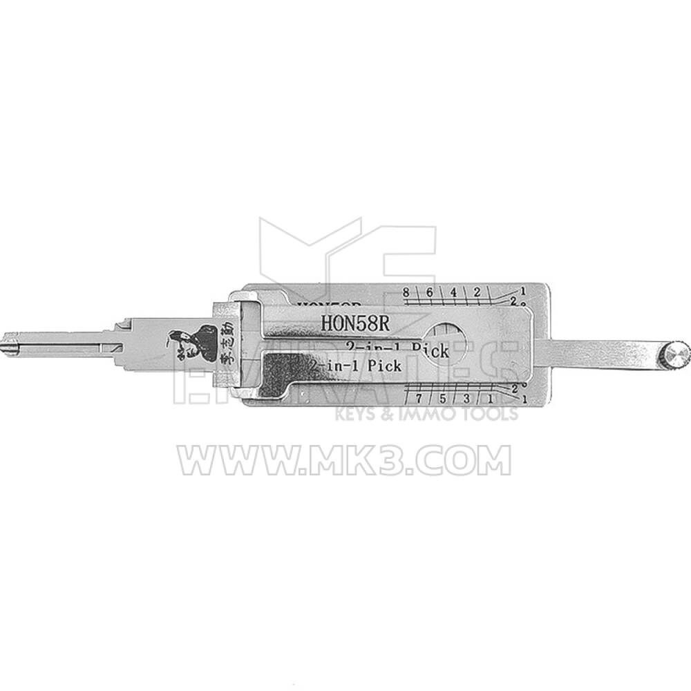 Ferramenta de decodificação original Lishi 2 em 1 HON58R