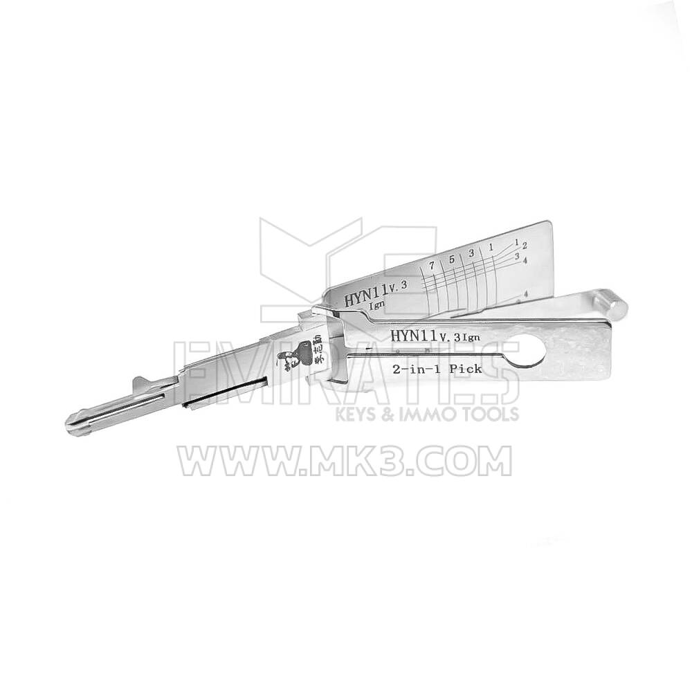 Оригинальный инструмент Lishi 2-in-1 Pick Decoder HYN11 (HYN6) + | МК3