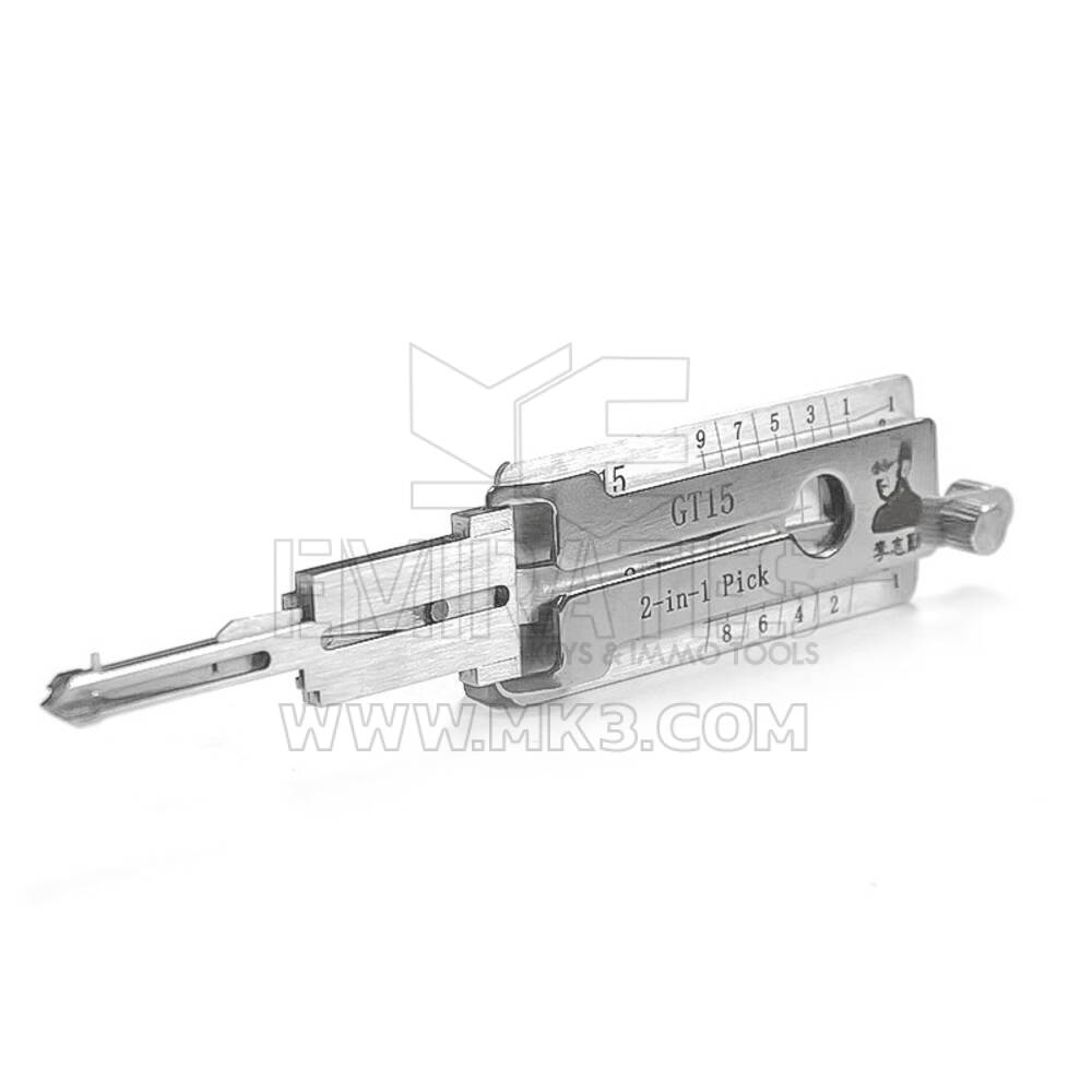 Strumento decodificatore plettro originale Lishi 2-in-1 GT15 Fiat | MK3