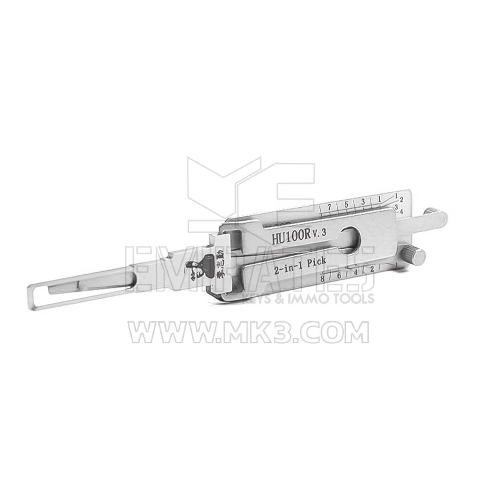 Ferramenta de decodificação original Lishi 2 em 1 HU100R-V3-AG | MK3