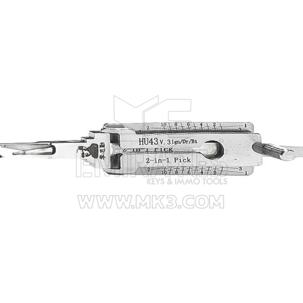 Original Lishi 2-in-1 Pick Decoder Tool HU43+