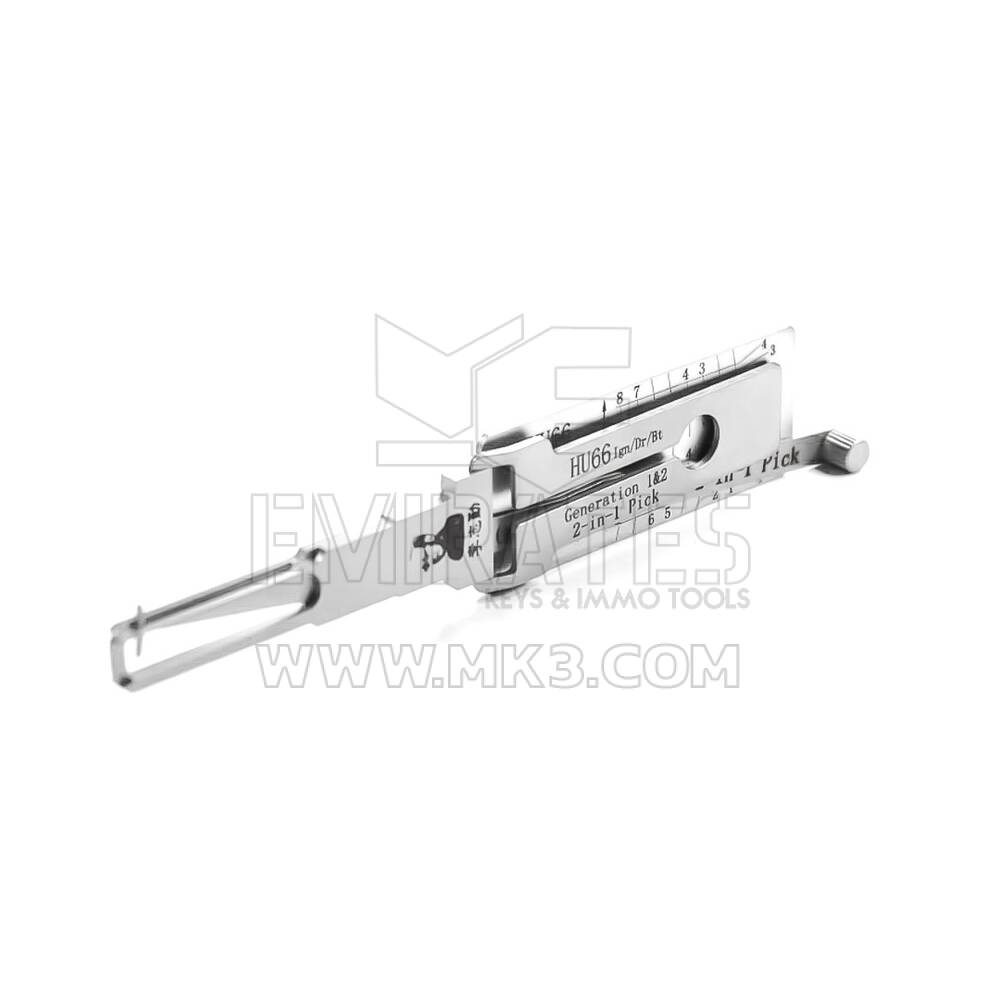 Original Lishi 2-in-1 Pick Decoder Tool HU66+SL-AG | MK3