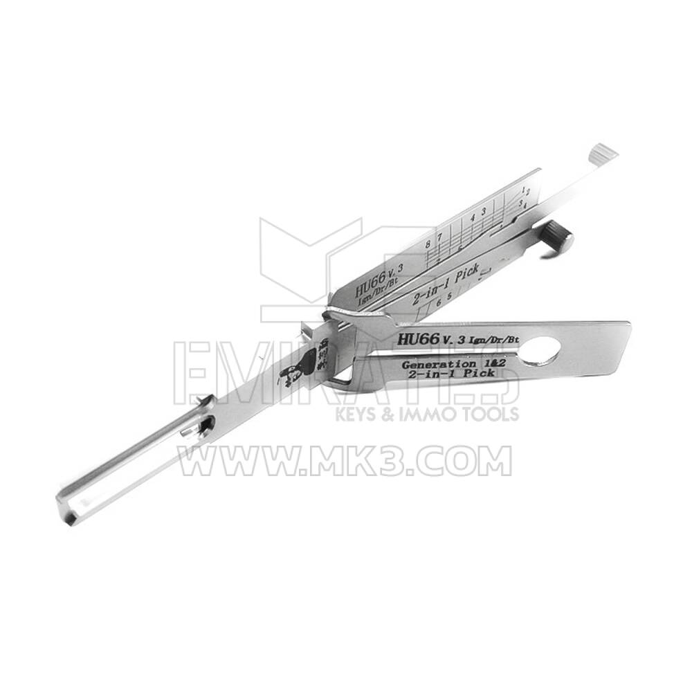 Original Lishi 2-in-1 Pick Decoder Tool HU66+TWIN-AG | MK3