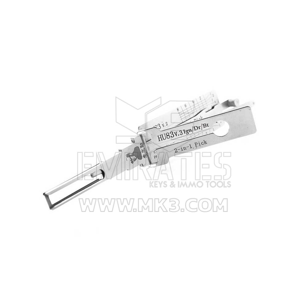 Strumento decodificatore plettro originale Lishi 2-in-1 HU83-AG | MK3