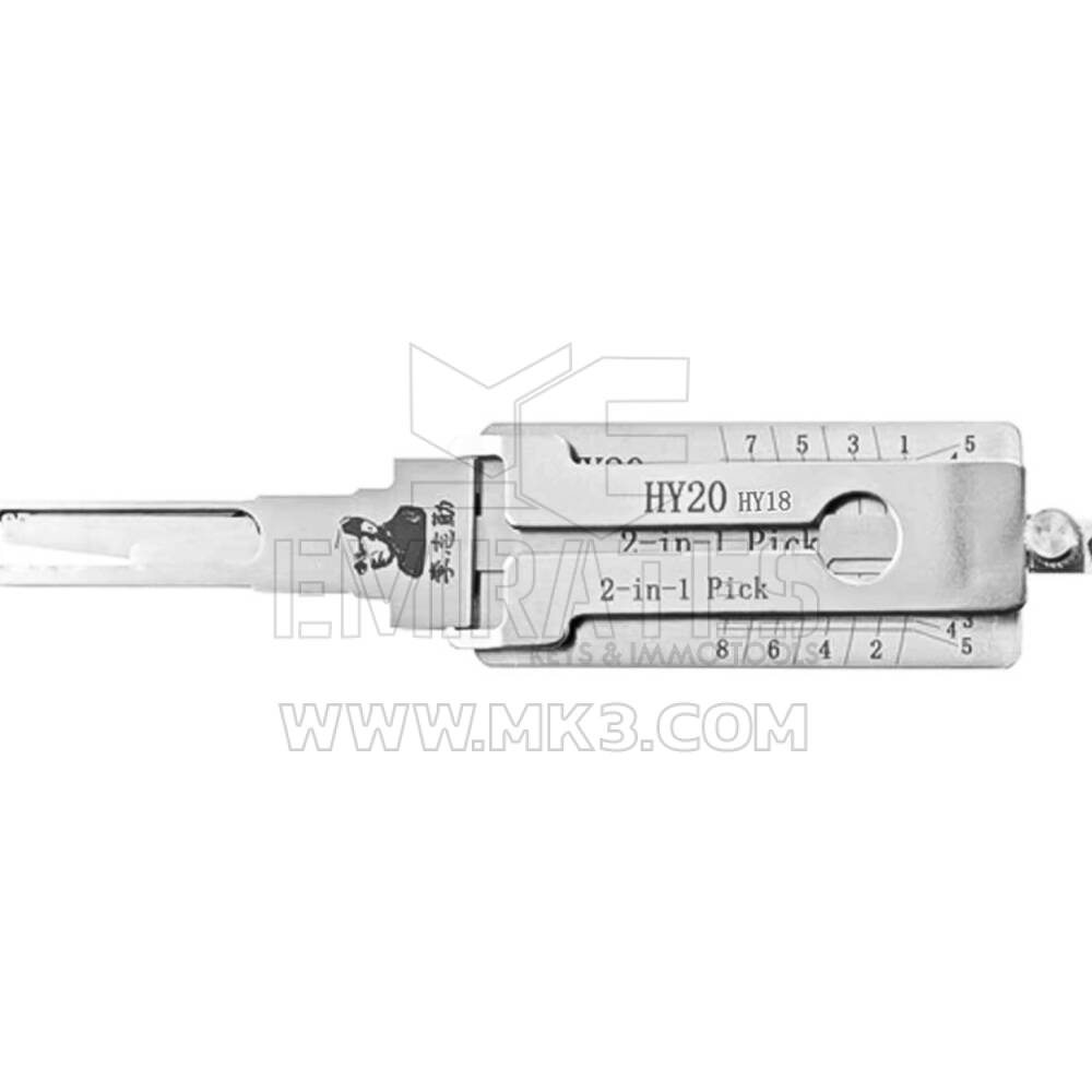 Original Lishi 2-in-1 Pick Decoder Tool HY20 for HYUNDAI and KIA