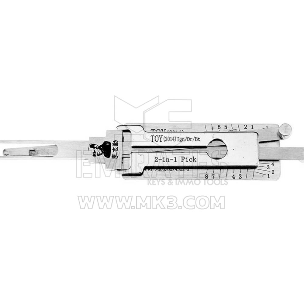 Original Lishi 2-in-1 Pick Decoder Tool TOY2014 Latest