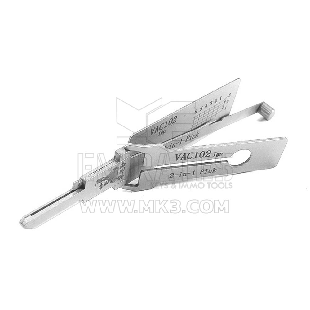 Outil de décodeur d'origine Lishi 2-en-1 Pick VAC102+AG | MK3