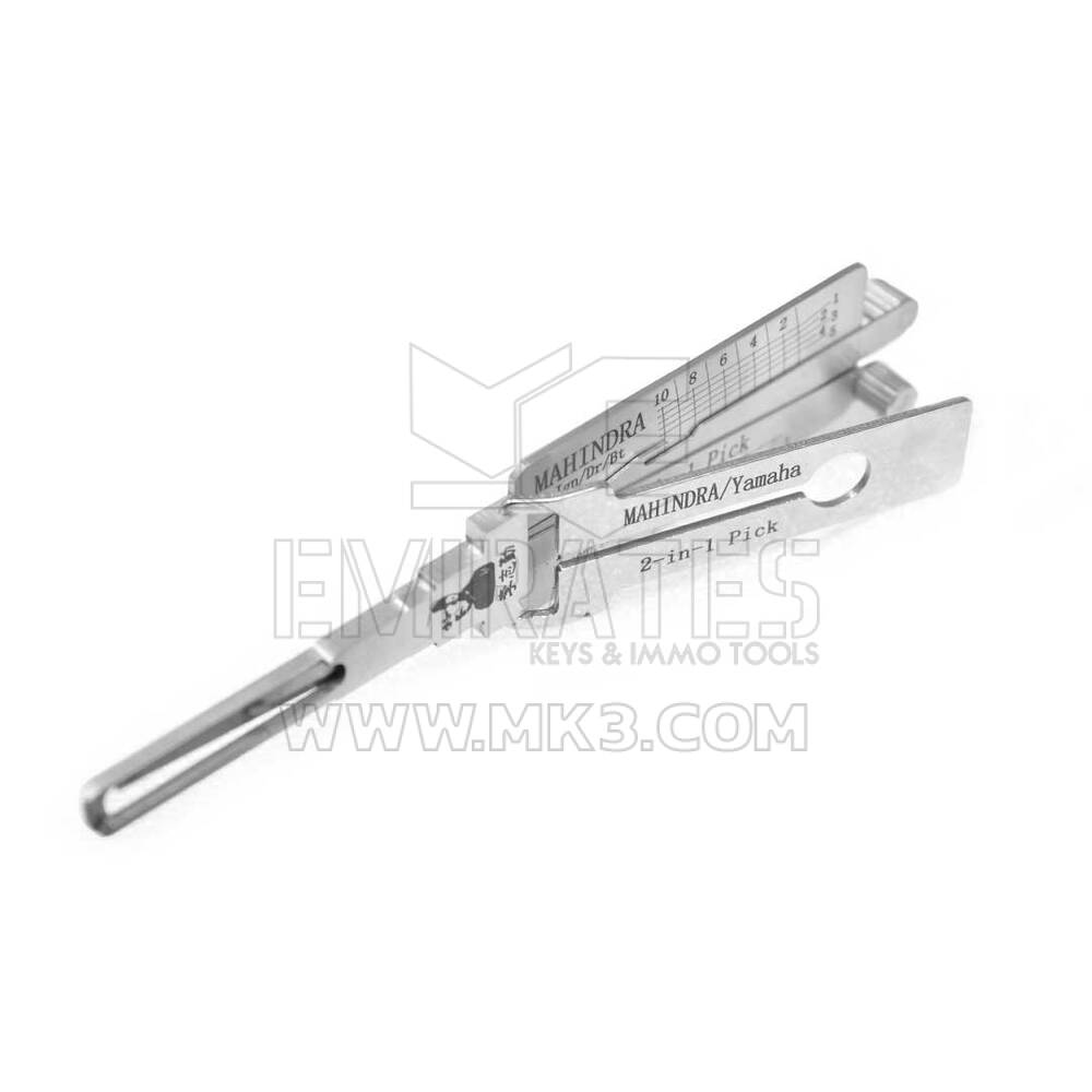 Original Lishi 2-in-1 Pick Decoder Tool For MAHINDRA LASER KEY
