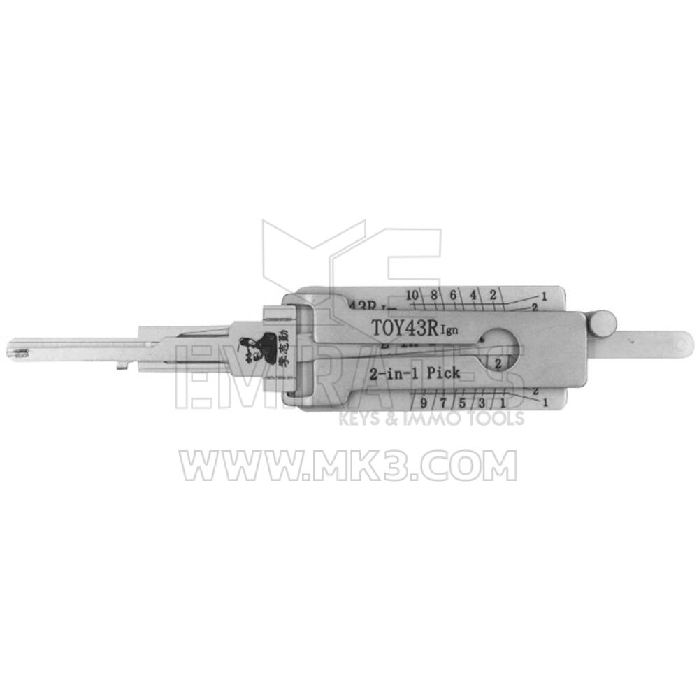 Оригинальный инструмент декодера выбора Lishi 2-in-1 TOY43R(B108/B110)