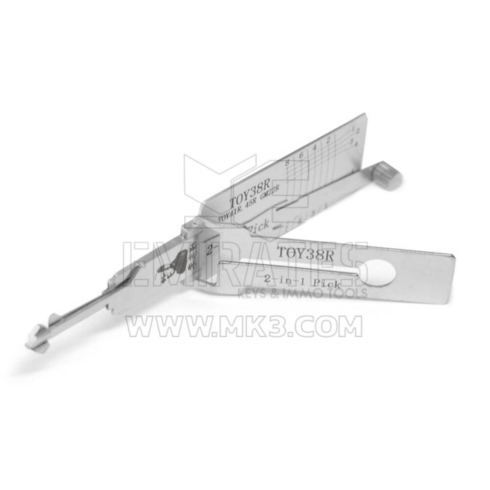 Original Lishi 2-in-1 Pick Decoder Tool TOY38R/DH4R Toyota | MK3