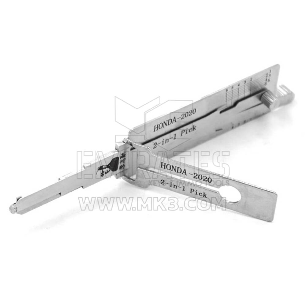 Nouvel outil de décodage de sélection 2 en 1 d'origine Lishi pour sous-clé Honda-2020 pour véhicule Smart Keyentry | Emirates Keys