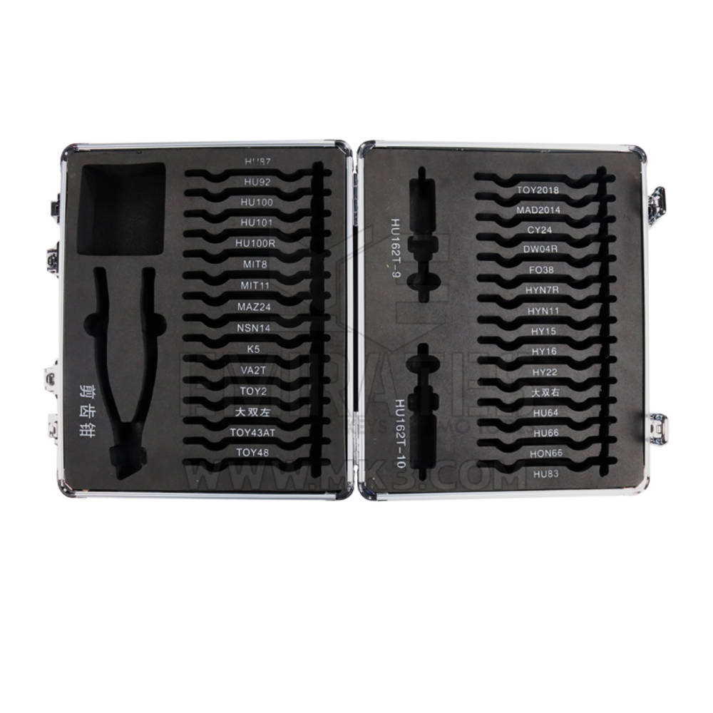 Originale Lishi Vuota Small Suite Case Box 32 pz Dimensioni | MK3