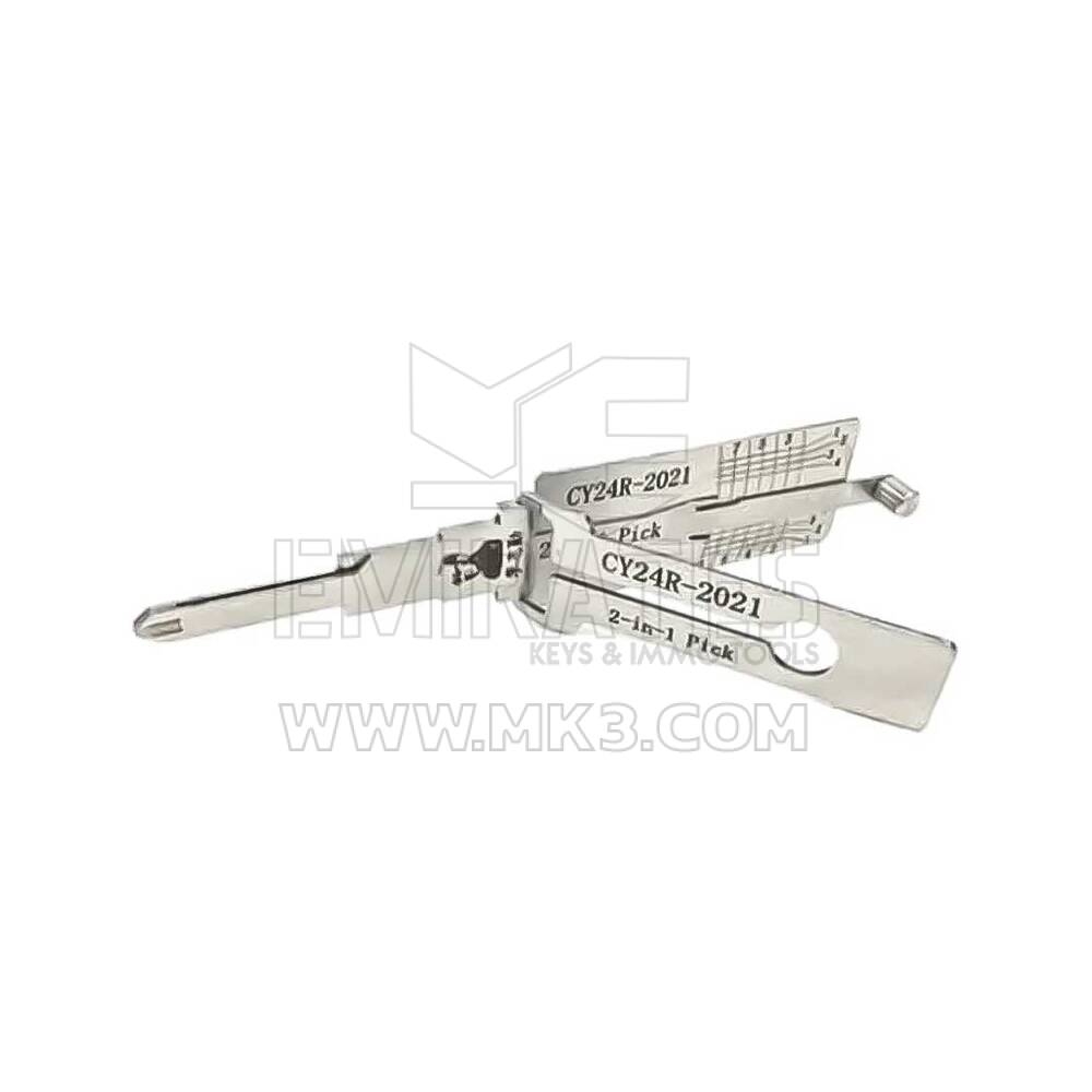 أداة الفتح الأصلية  Lishi CY24R-AG جيب جراند شيروكي 2 في 1 | MK3