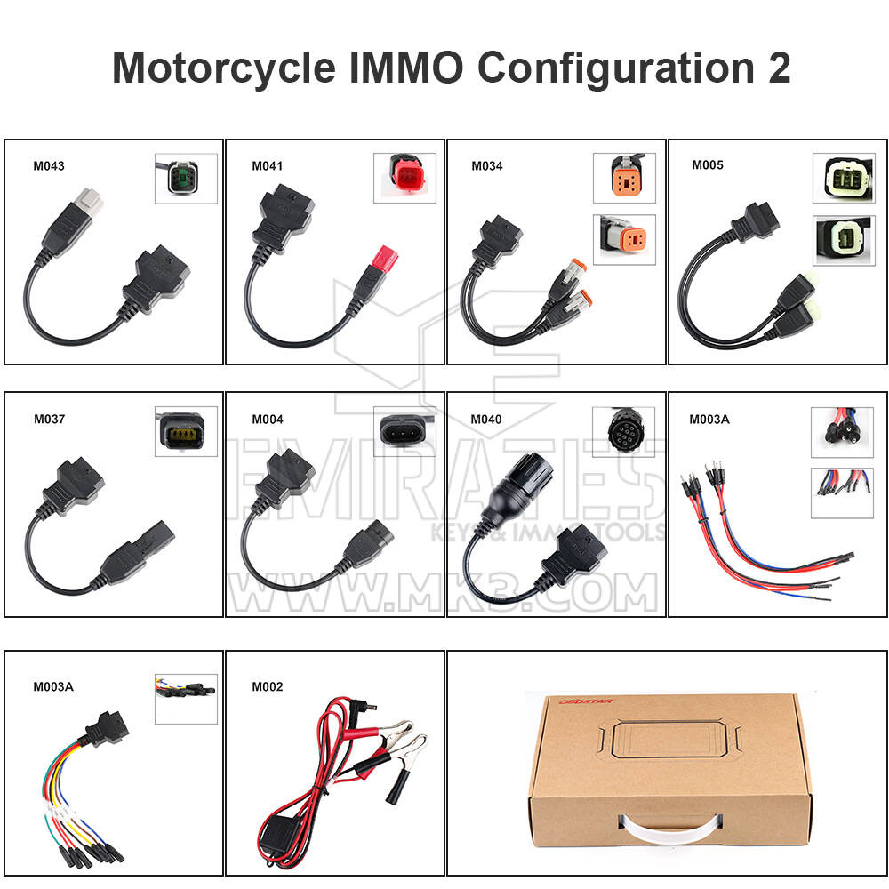 Комплекты Immo OBDStar MOTO Конфигурация 2