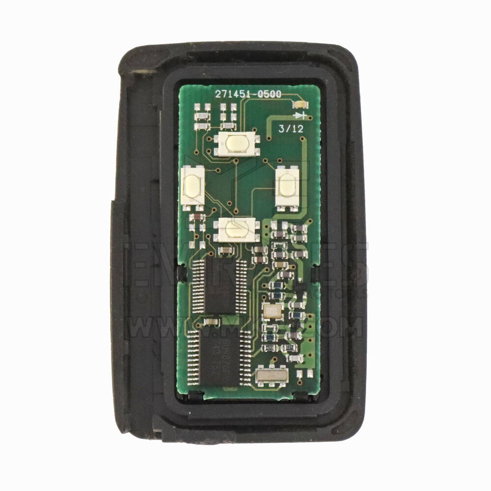 б/у Toyota Smart Key 4 Кнопки Ползунковая Дверь 312 МГц Серебряная Крышка PCB 271451-0500 Высокое Качество Лучшая Цена | Ключи от Эмирейтс