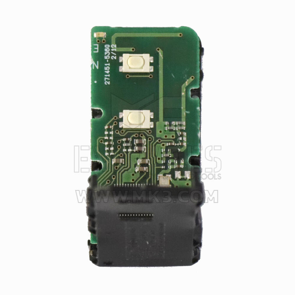 Toyota Prado Smart Key 2 Botões 312 MHz Black Cover PCB Fabricante Part Number: 271451-5360 | Emirates Keys