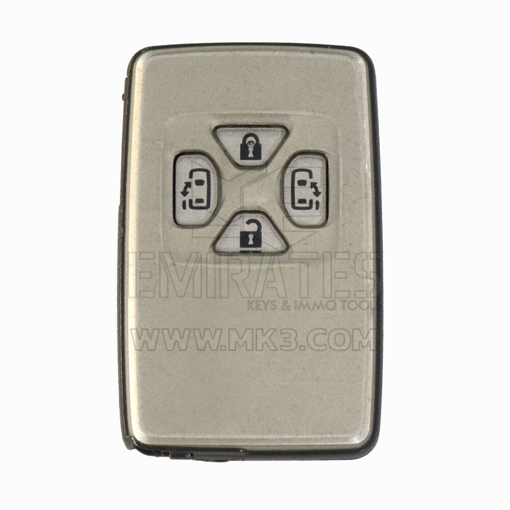 Toyota Smart Key 4 Buttons Slider Door 312MHz PCB 271451-6230