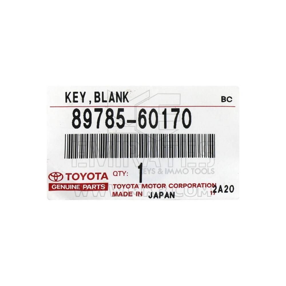 Yeni Orijinal-OEM Toyota Land Cruiser 2005 Orijinal Transponder SUB Anahtar Üreticisi Parça Numarası: 89785-60170 | Emirates Anahtarları