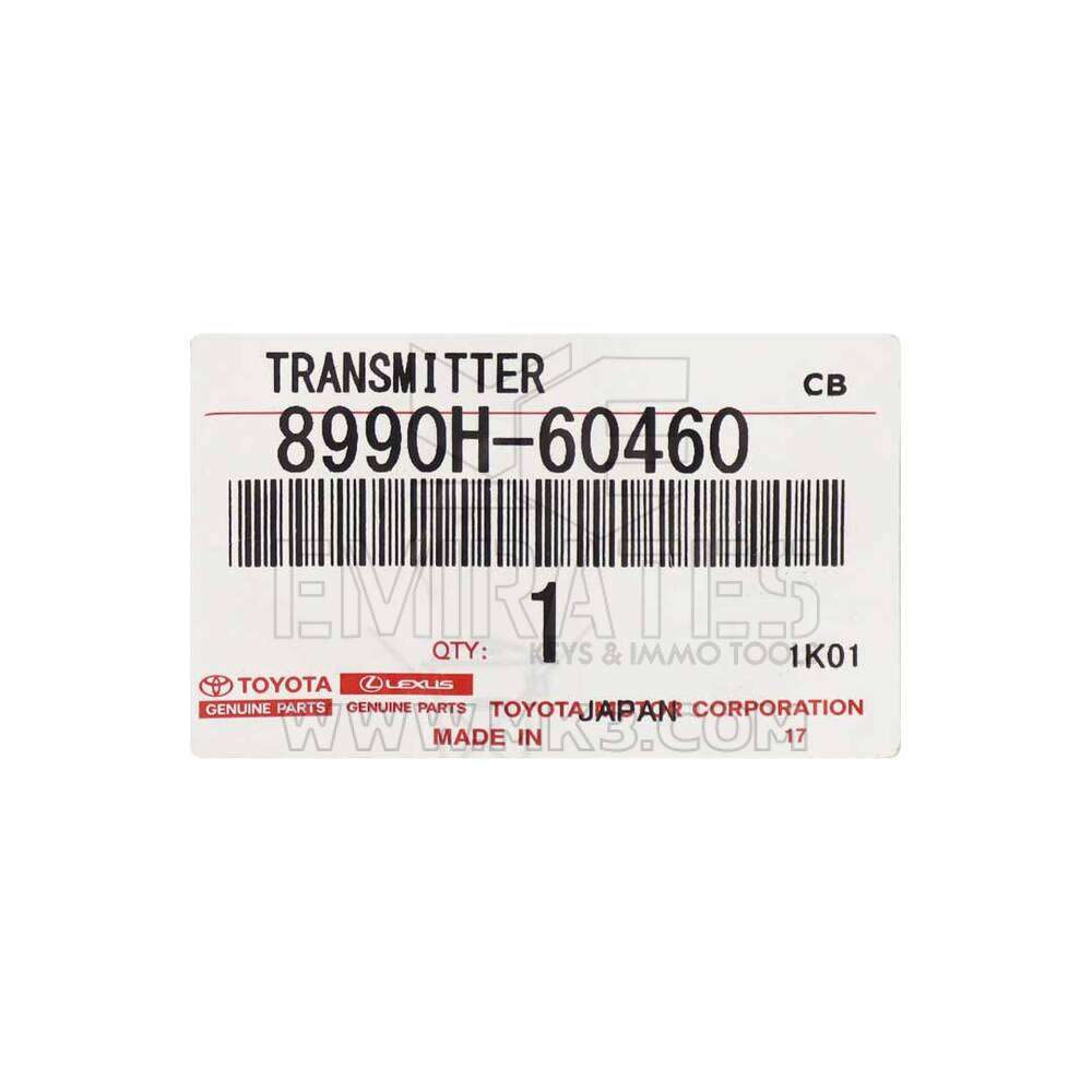 Nuova chiave intelligente originale/OEM Toyota Land Cruiser 2022-2024 3+1 pulsanti 433,58/434,42 MHz Numero parte produttore: 8990H-60460,8990H-60461 | Emirates Keys