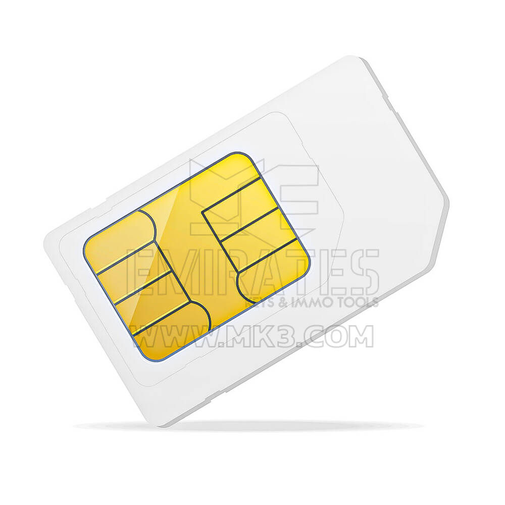 SimCard per attivazione ECU moto multi strumento terminale I/O