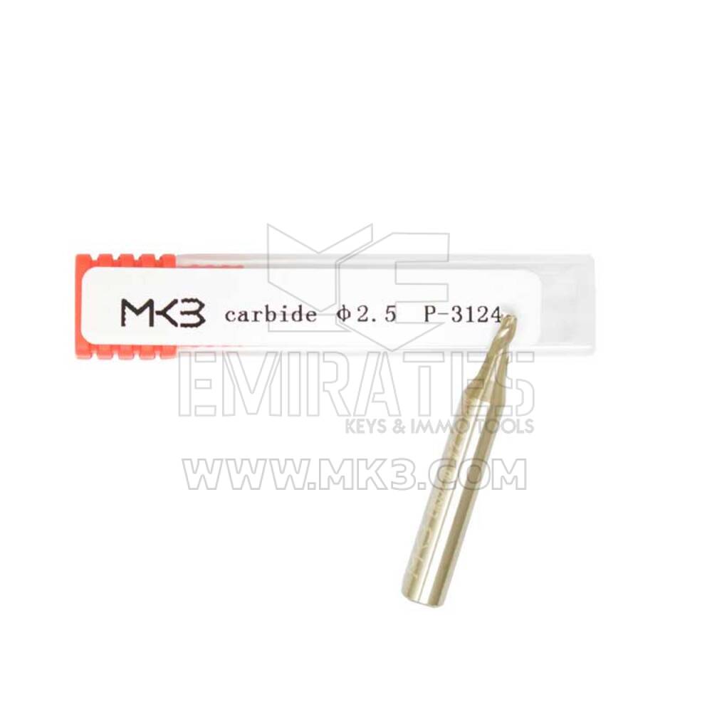 Fresa a candela Materiale in metallo duro 2,5 mm φ2,5xD6x40x3F