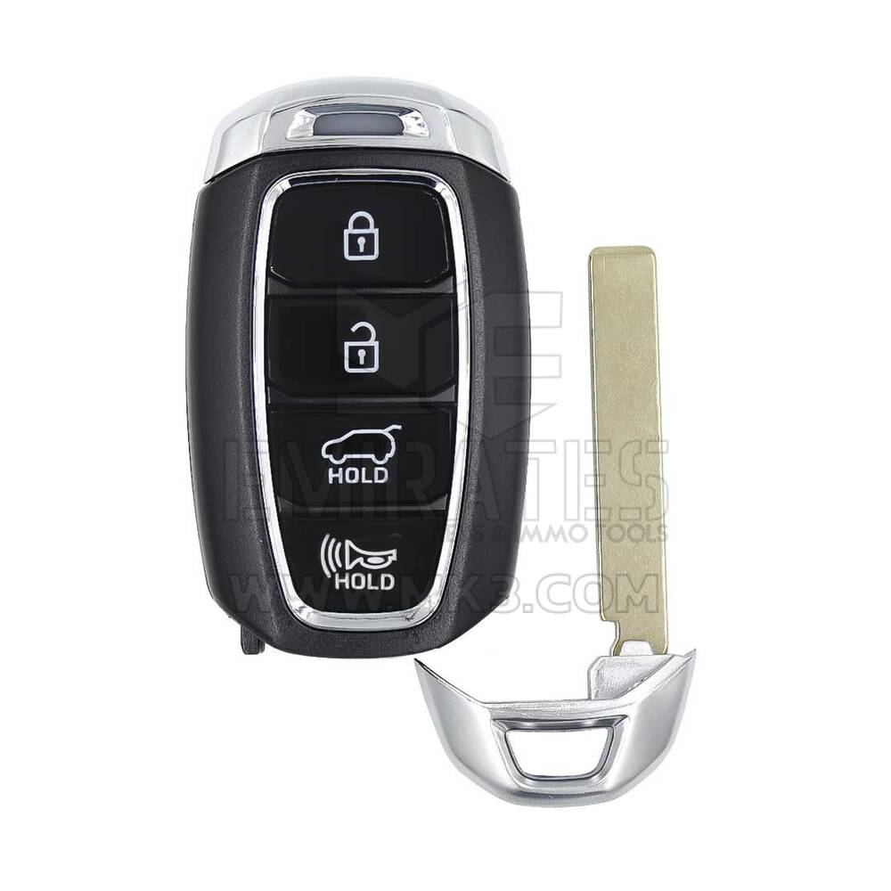 Afttermarket Hyundai Kona Smart Remote Key 4 Buttons 433MHz 47 Chip Compatible Part Number: 95440-J9001 / 95440-J9000 FCC ID: TQ8-FOB-4F19 | Emirates Keys