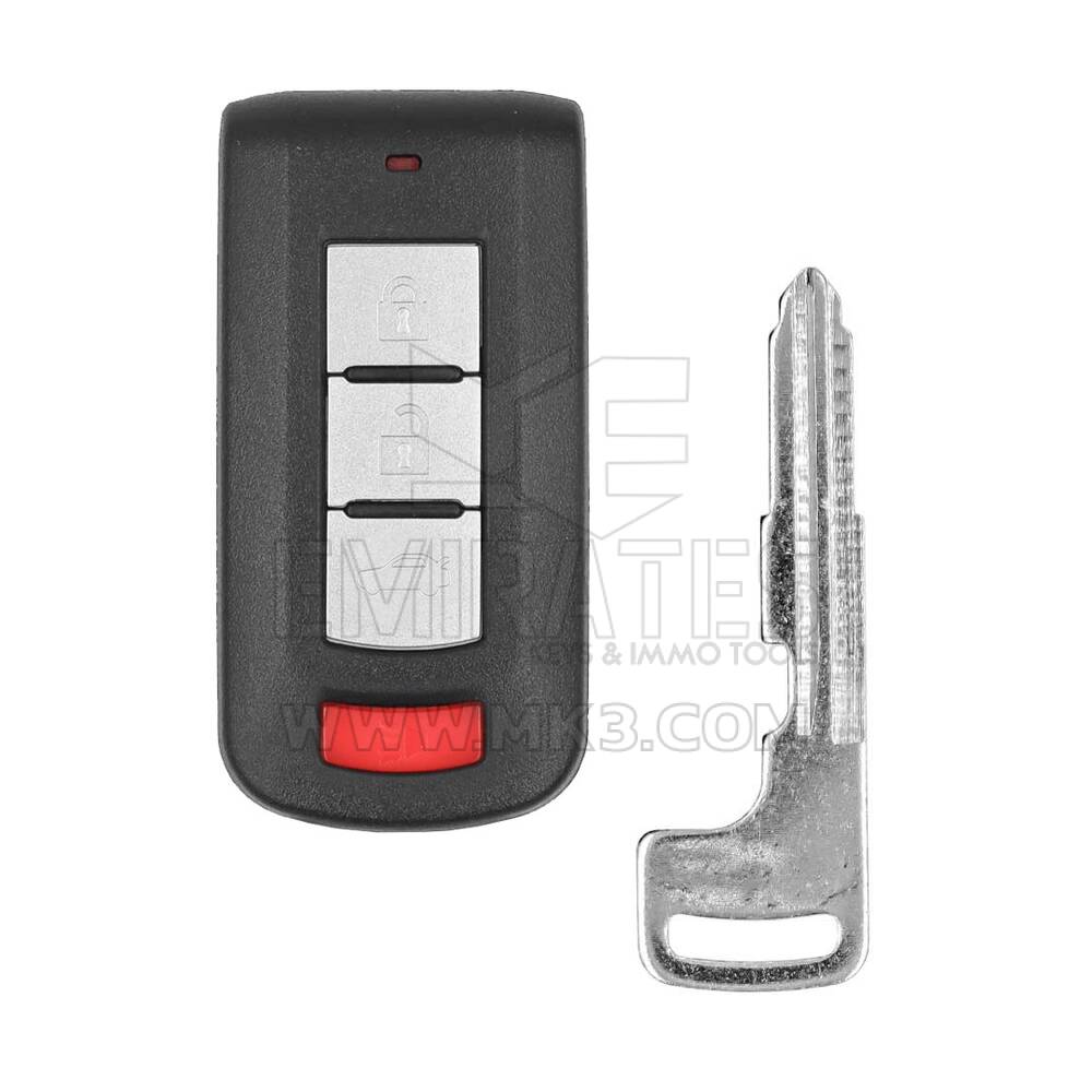 New Aftermarket Mitsubishi 2018-2022 Smart Remote Key 3+1 Buttons 433MHz Transponder - ID: HITAG 3 - ID47 NCF2971X / NCF2972X | Chaves dos Emirados