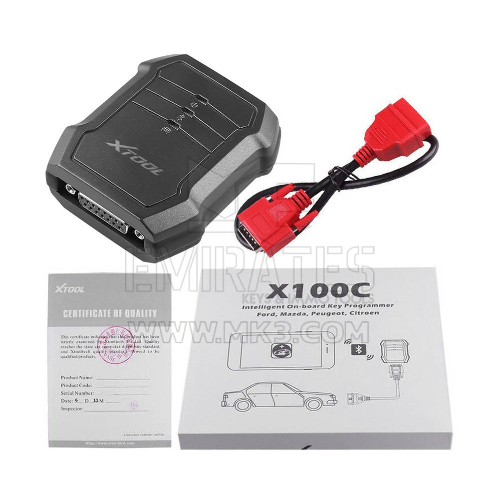 Xtool X100C Ford Mazda Peugeot Citroen Otomatik Anahtar Programcı Androind ve IOS için PIN Kodu Okuyucu - MK16988 - f-4