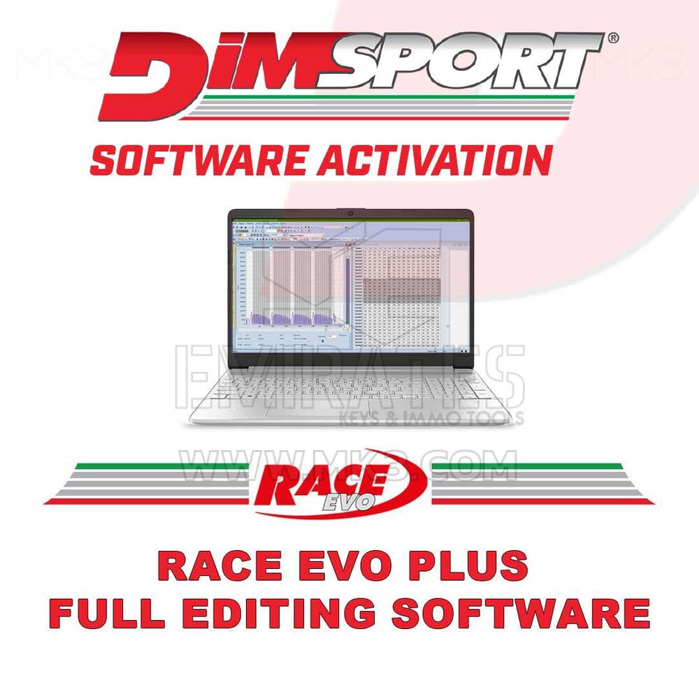 Dimsport - Полное программное обеспечение для редактирования Race Evo Plus
