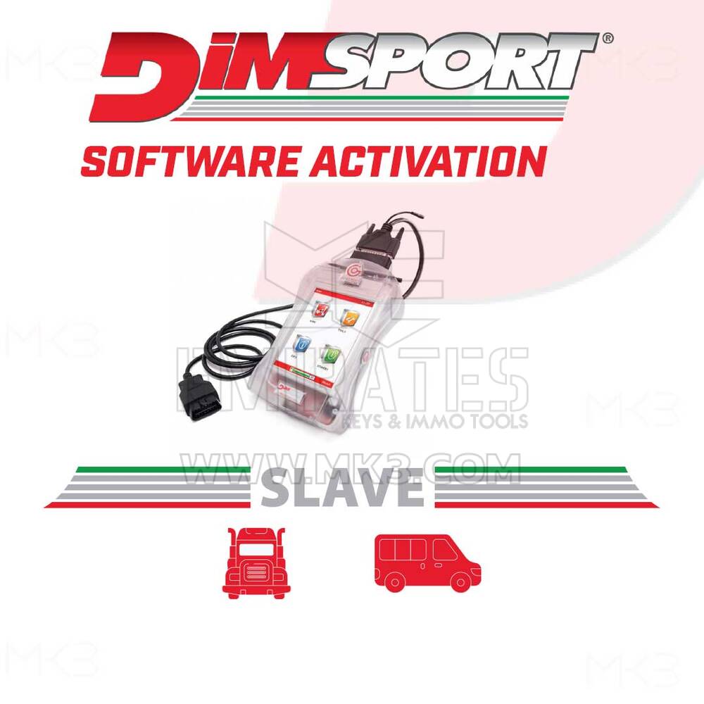 Dimsport - NEW GENIUS SLAVE - CAMION, AUTOBUS E VEICOLI COMMERCIALI LEGGERI (AV99NFPGT09-00) Attivazione