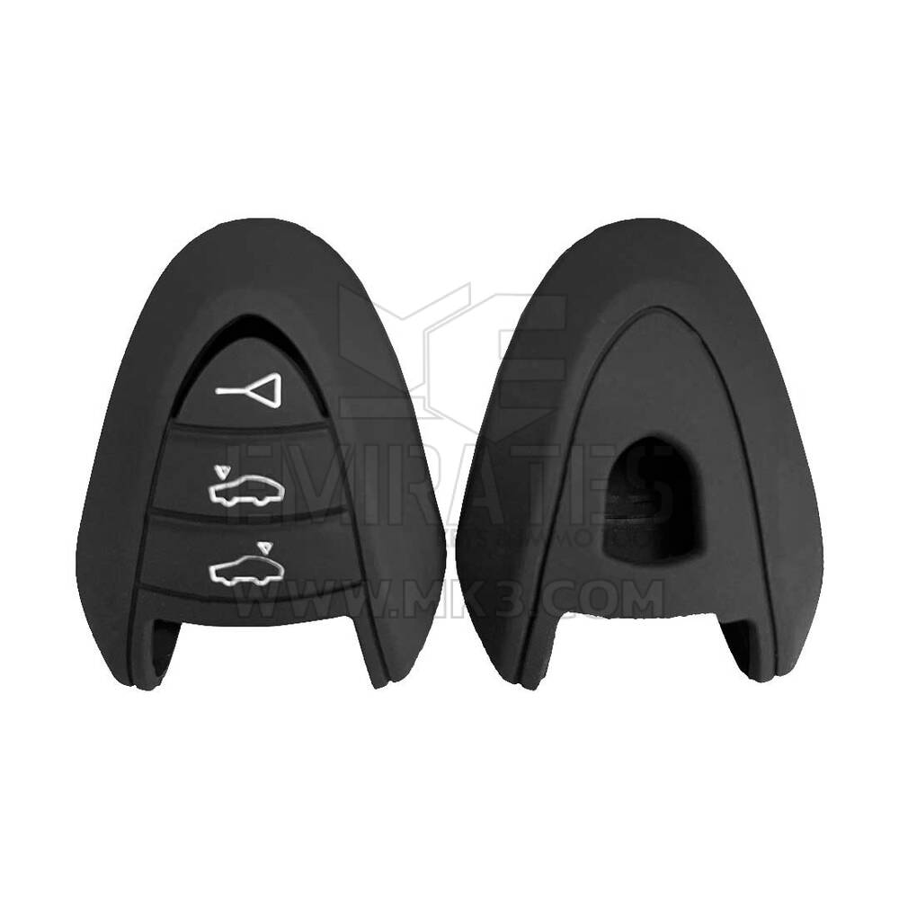 Coque en silicone pour clé à distance Porsche 2003-2011 3 boutons