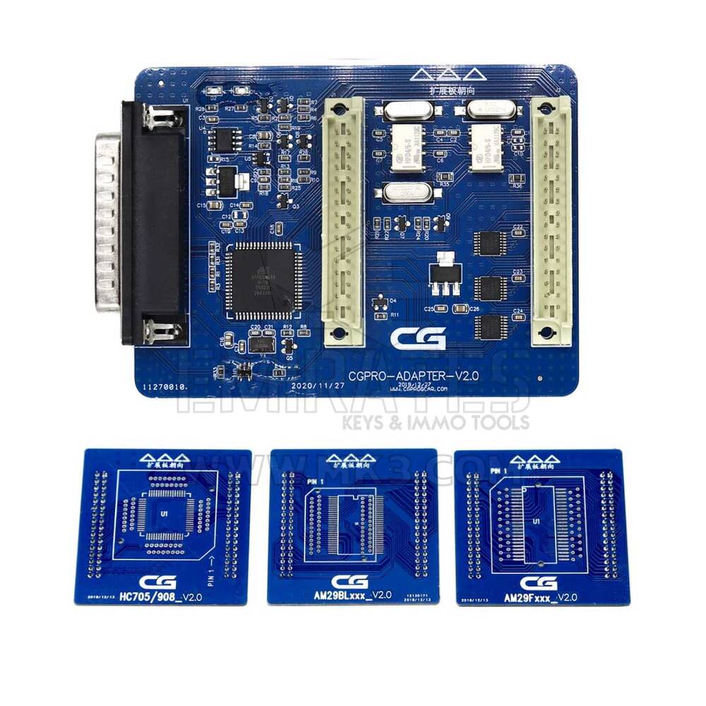 Los adaptadores CGDI CGPRO funcionan con el programador de llaves CG PRO 9S12 para la serie BMW E/3/5