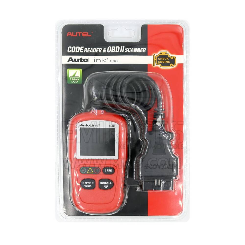 Autel AutoLink AL329 OBD2 / EOBD palmare lettore di codice-Eraser