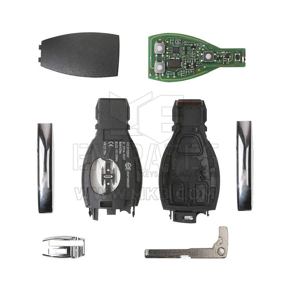 New CGDI Mercedes Benz Smart Remote 3 Buttons Fobik  /IYZ-3312 / 315MHz or 433MHz Support all FBS3 and Automatic Recovery | Emirates Keys
