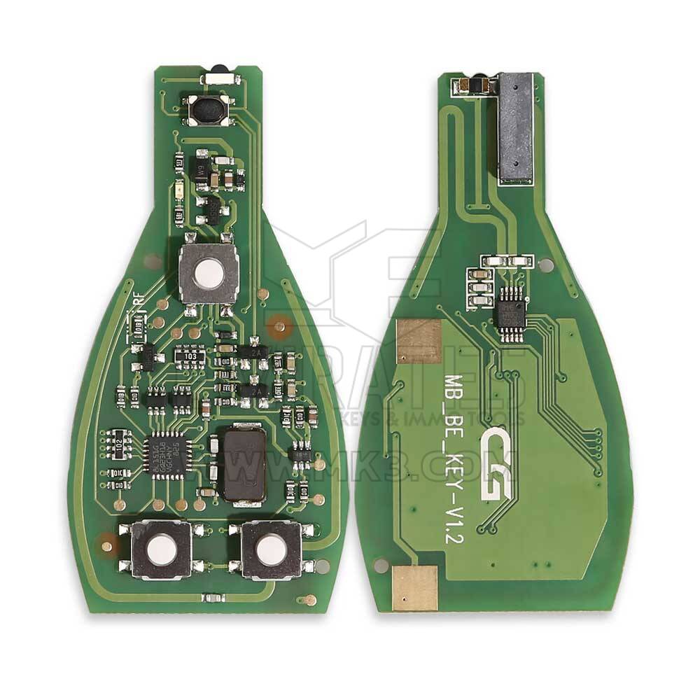 Новый хромированный ключ CGDI Mercedes Benz 3 + 1 кнопки Fobik / IYZ-3312 / 315 МГц или 433 МГц поддерживают все FBS3 и автоматическое восстановление | Emirates Keys