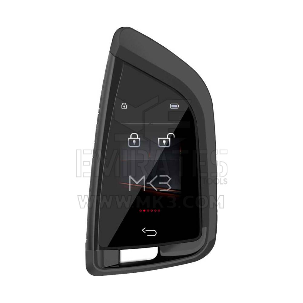 Tüm Anahtarsız Araba FEM Tarzı Siyah Renk için LCD Evrensel Modifiye Akıllı Uzaktan Anahtar Kiti