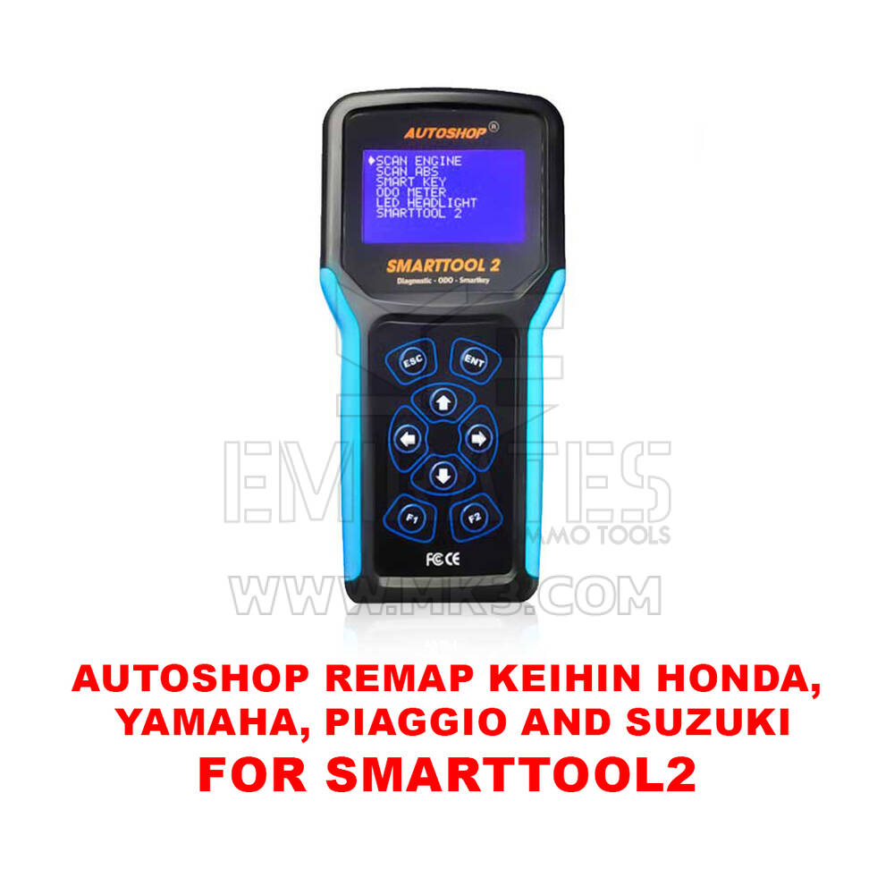 Smarttool2 için Autoshop Remap Keihin Honda, Yamaha, Piaggio ve Suzuki