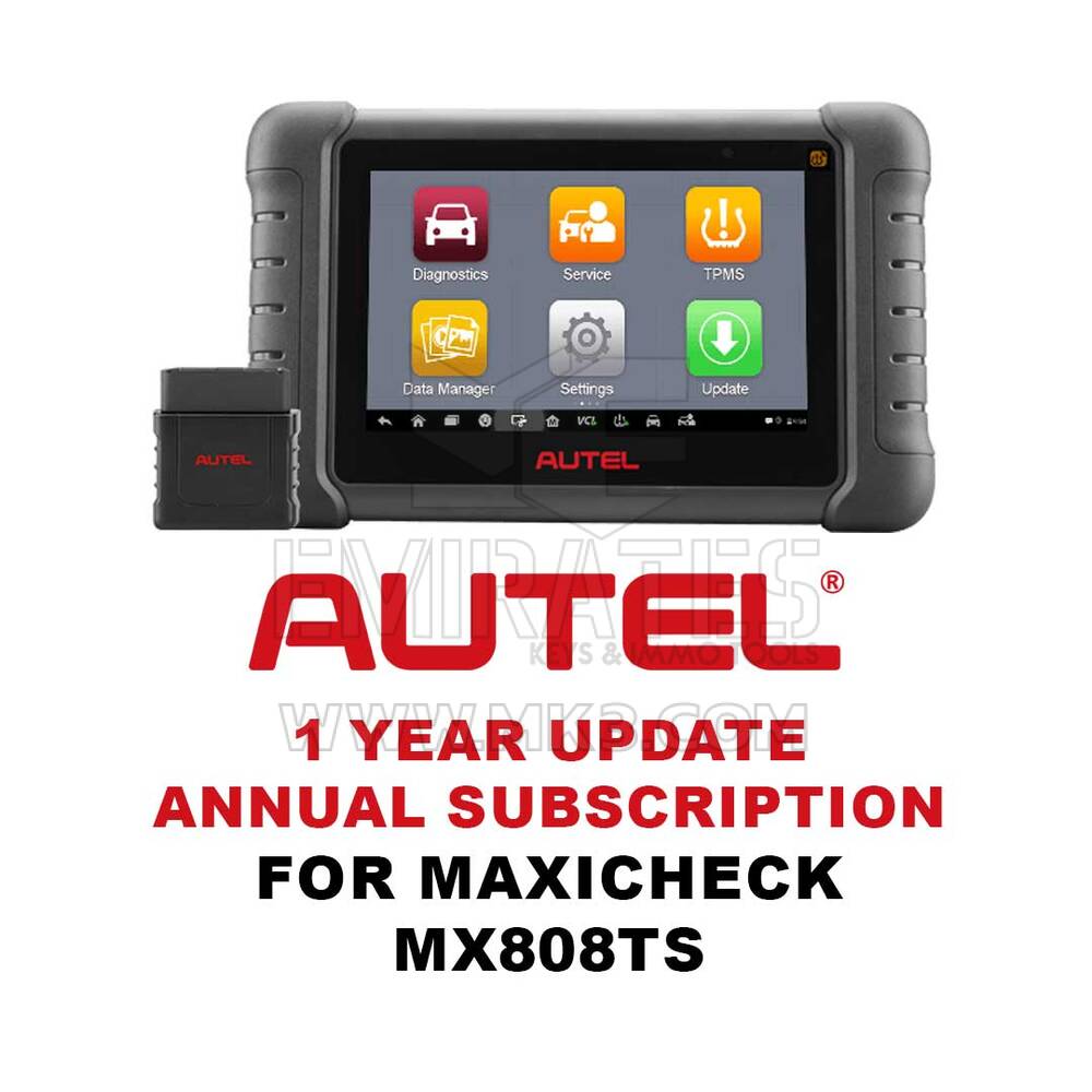 الاشتراك السنوي لمدة عام في Autel لـ MaxiCheck MX808TS