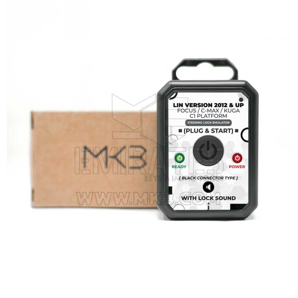 New FFord Focus C-Max Kuga C1 Platform 2012 & UP Steering Lock Simulator Emulator With Lock Sound Black Connector Type High Quality Best Price - MK3 Products | Emirates Keys
